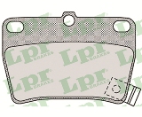 Jeu de 4 plaquettes de frein arrière LPR 05P997 - OtoParts.ma
