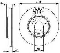 Disques de frein avant LPR R1063V - OtoParts.ma